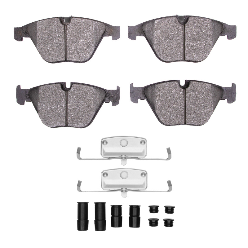 BMW 325CI Brake Pads - Front - R1 Concepts - R1 Ceramic Pads & Hardware Kit - `07-`16